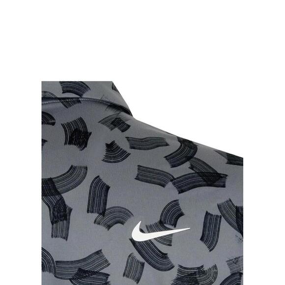 Nike Tour Dri-FIT Rake Lines All Over Print Golf Polo Smoke Grey Sz S FD5735-070 - Picture 4 of 6